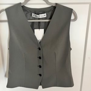 Zara ZW Collection Classic Fit Vest